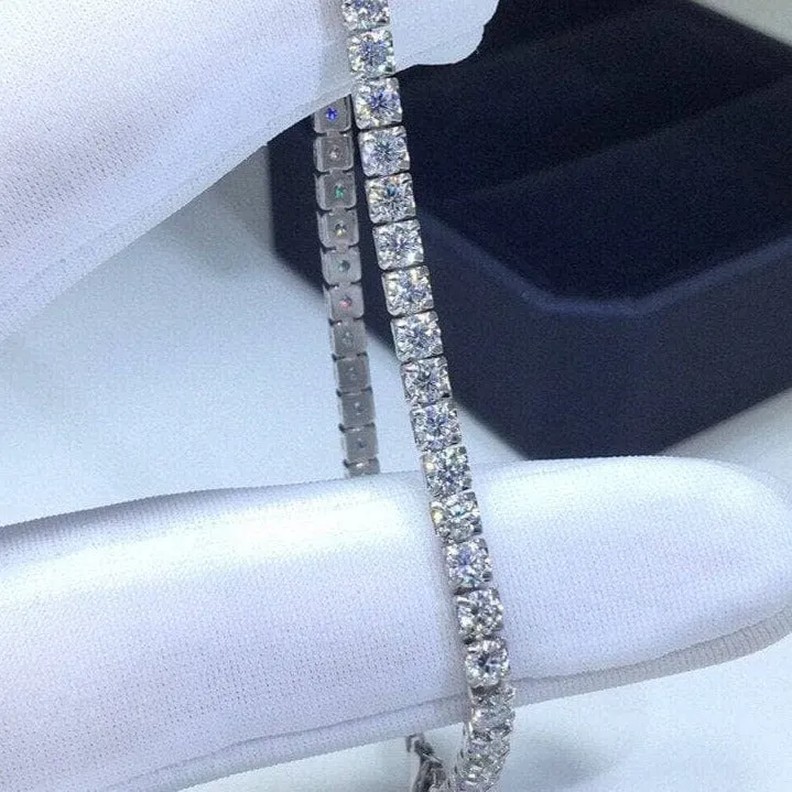 5ct Diamond Chain Beads Bracelet