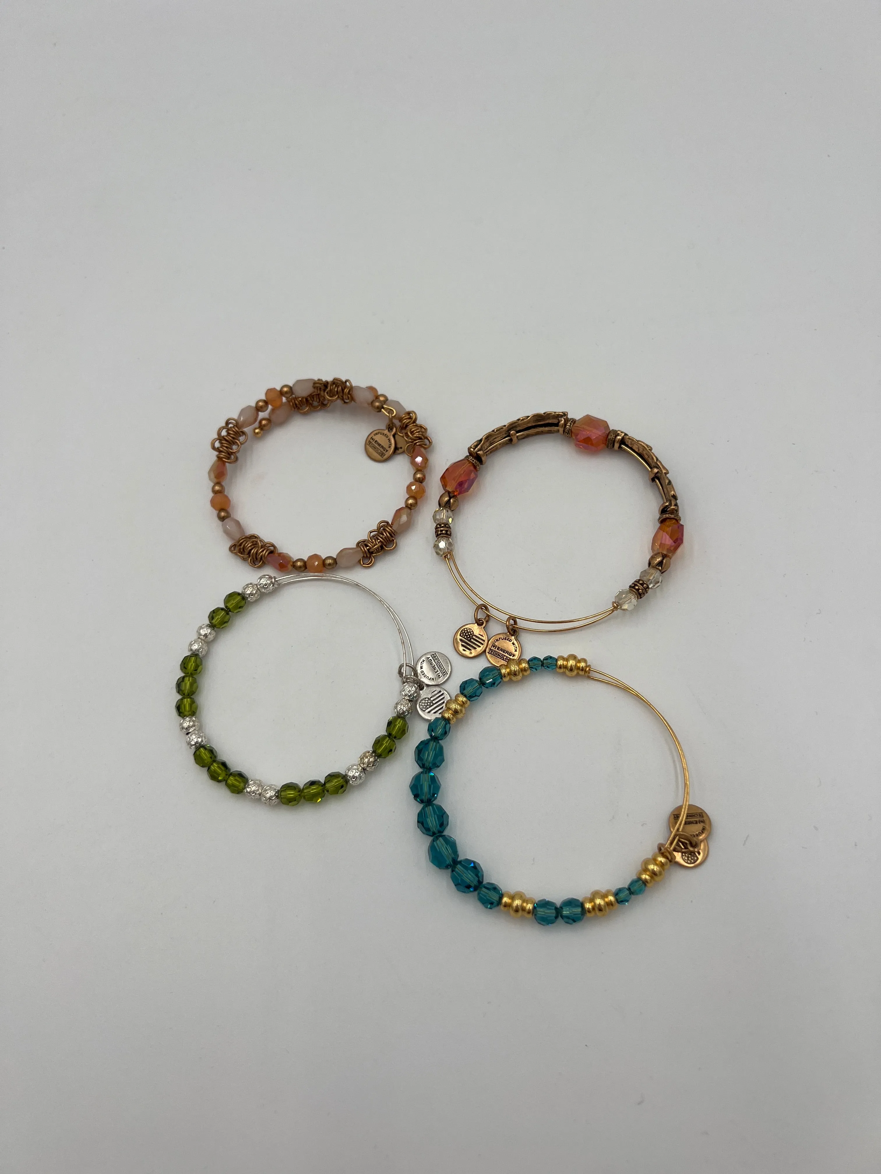Bracelet Beaded By Alex And Ani, Size: 04 Piece Set