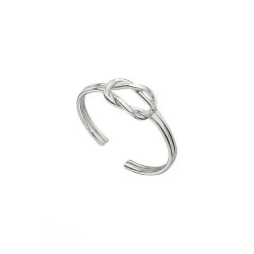 Love Knot Sterling Silver Toe Ring