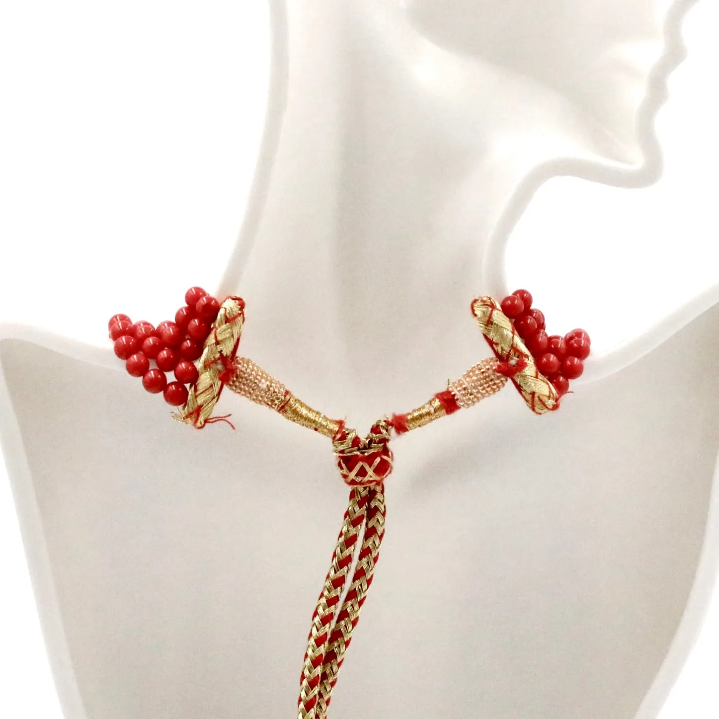 Natural Orange Coral Necklace Beaded Coral Necklace Coral Beaded Necklace Orange Gemstone Necklace Multi Strand Indian Necklace SKU 6142477