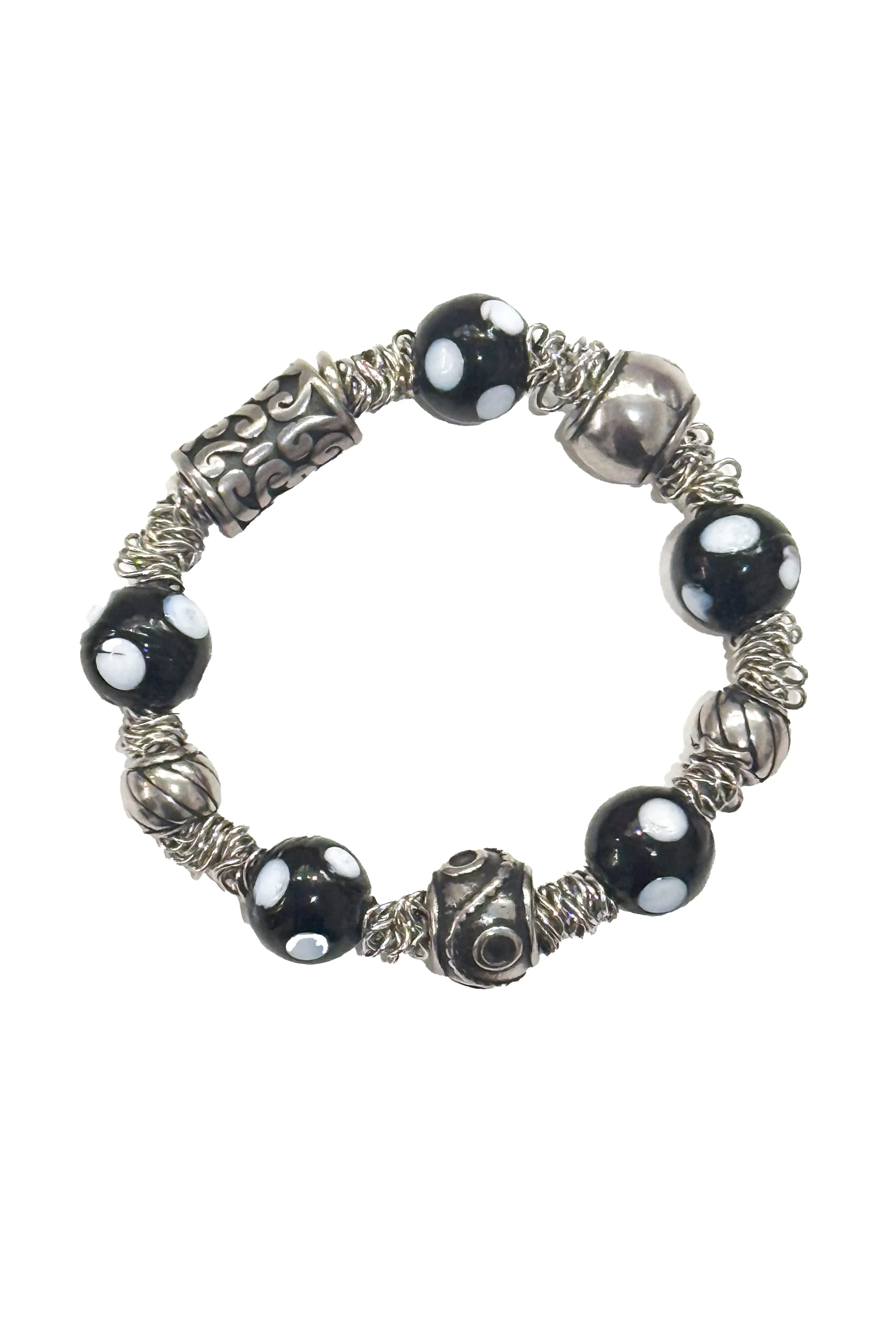 Raven Beaded Bracelet