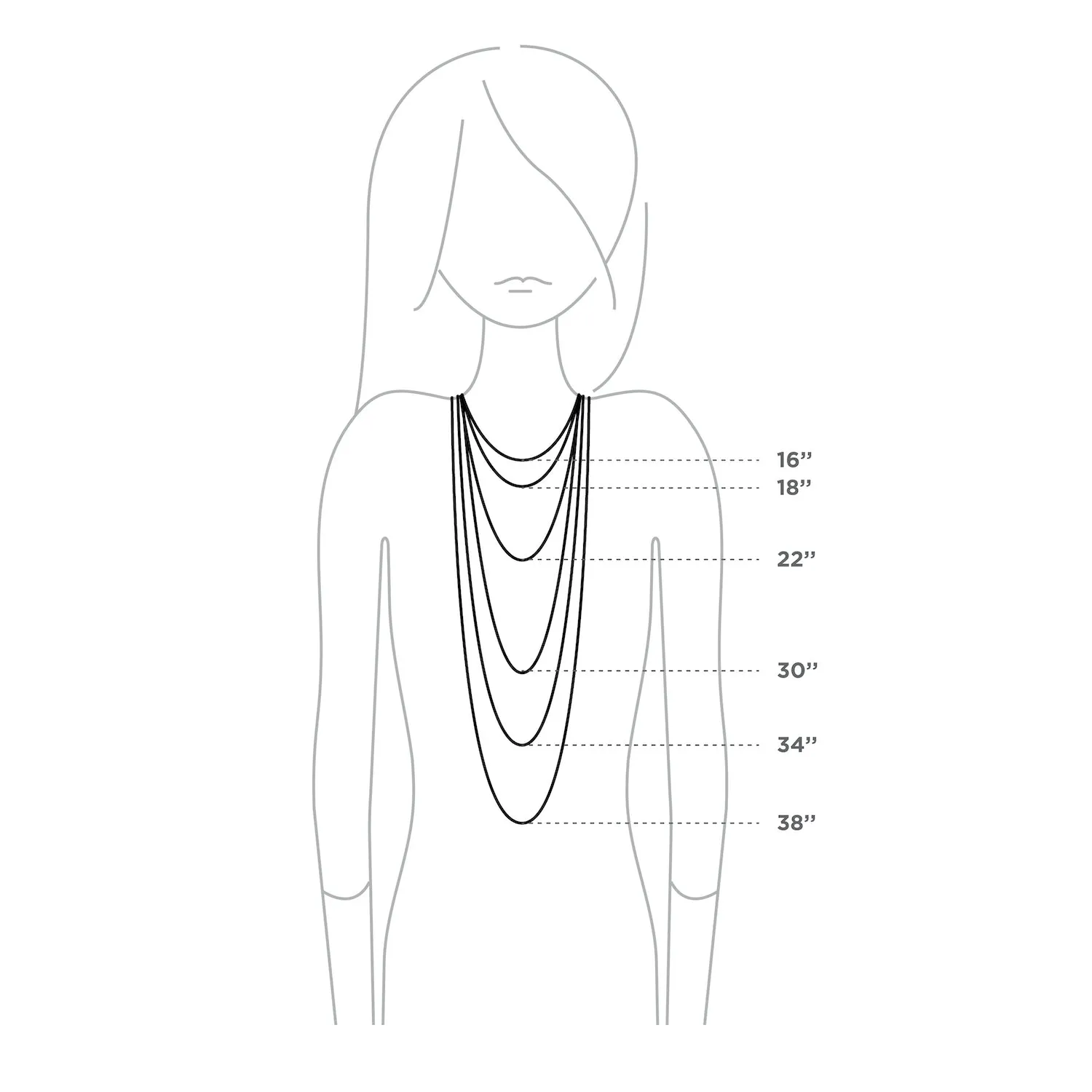 Sofia Sterling Silver & Cubic Zirconia 34" Necklace Set