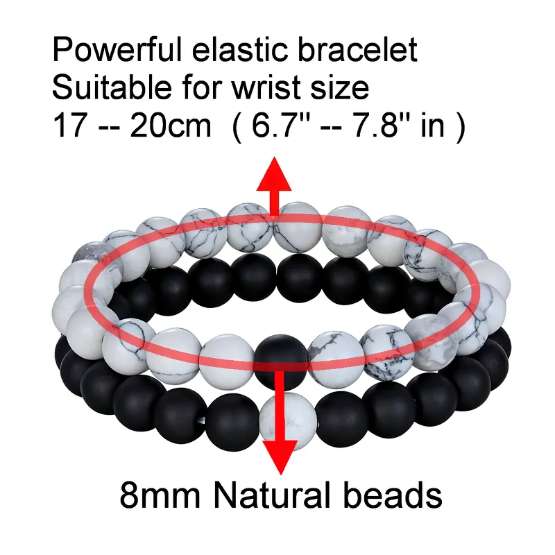 Vintage Cubic Zircon Bracelet for Men / Matte Onyx Stone and Tiger Eye Combination Jewelry